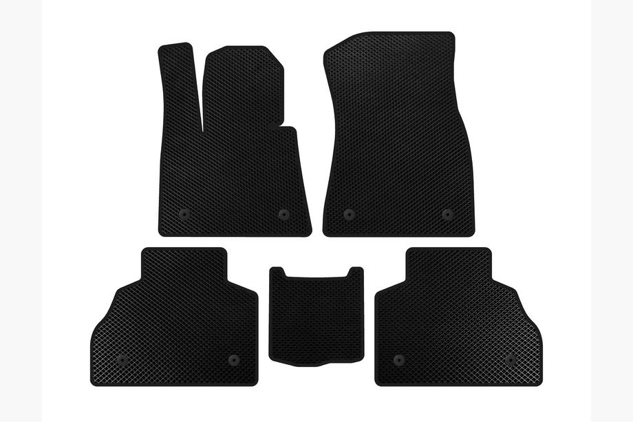 BMW X7 G07 2019- EVA Floor Mats (2 Rows, Black) Image
