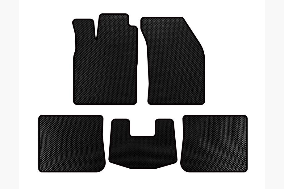 Chery Elara/Alia/Fora/A5 2006- EVA Floor Mats (SD, Black) Image
