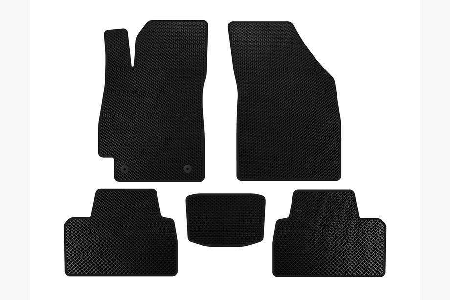 Daewoo Nubira 1997-1999 EVA Floor Mats (SD, Black) Image