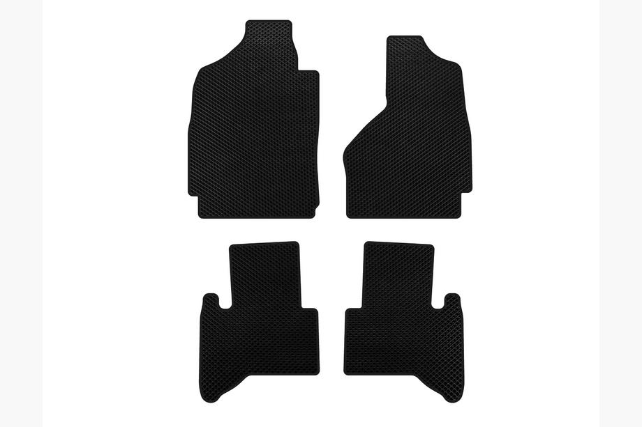 Dodge RAM (DR/DH/D1/DC/DM) 2002–2009 EVA Floor Mats (2002-2009, Black) Image