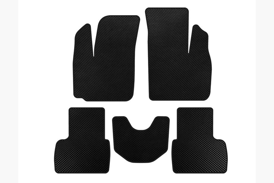 Fiat Doblo I 2001-2005 EVA Floor Mats (Black) Image