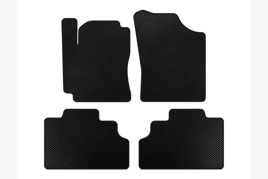 Geely CK-2 2008-2016 EVA Floor Mats (SD, Black) Image