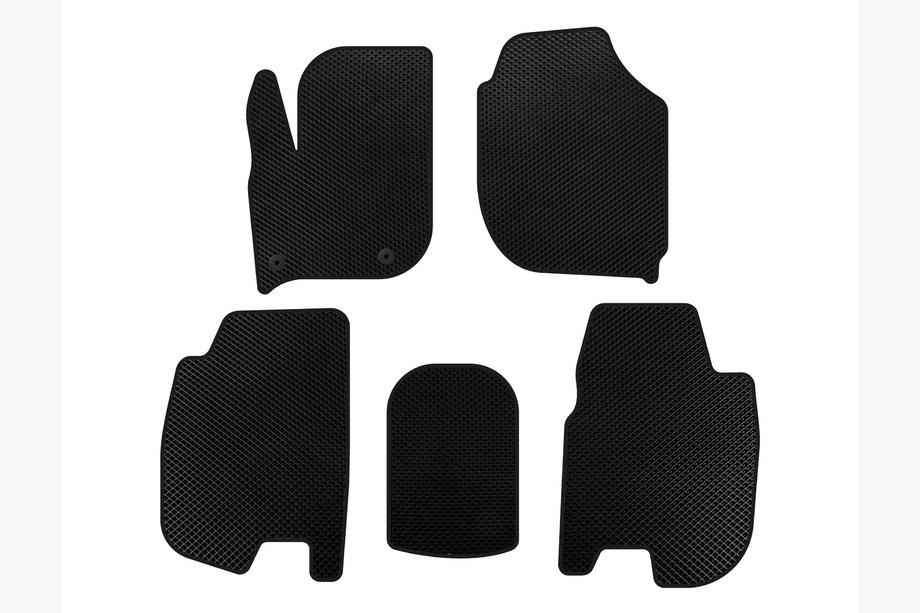 Honda FIT/Jazz 2014–2020 EVA Floor Mats (HB, Black) Photo 1