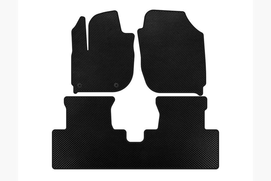 Honda X-NV/Ciimo X-NV 2019- EVA Floor Mats (Electric, Black) Image