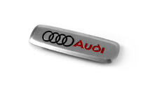 Audi Aluminum Badge for Car Mats (1 pc) photo 1