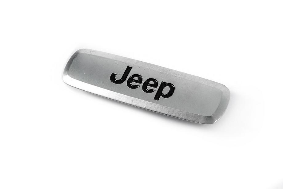 Jeep Aluminum Badge for Car Mats (1 pc) Image