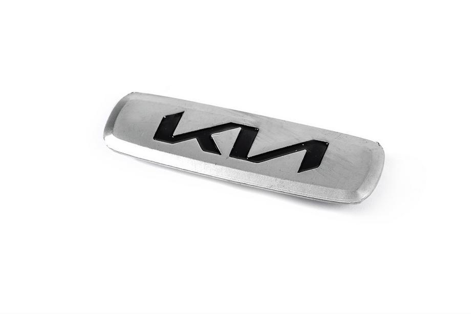 KIA Aluminum Badge for Car Mats V-2 (1pc) Image
