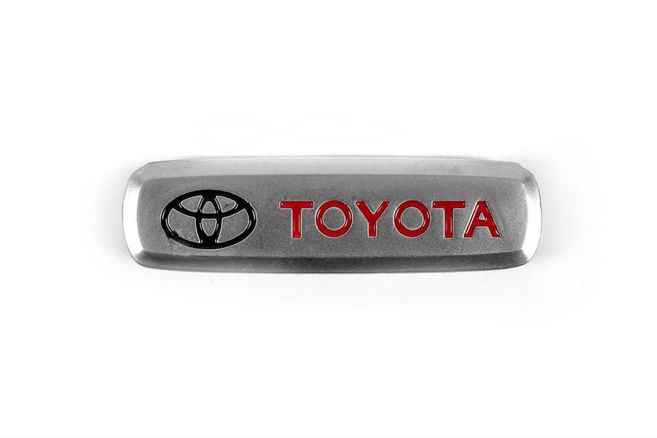 Toyota Aluminum Badge for Car Mats (1 pc) Photo 2