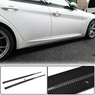 Side Skirts V2 (for Base/Sport, Carbon) Alfa Romeo Giulia 2016-2022 photo 1