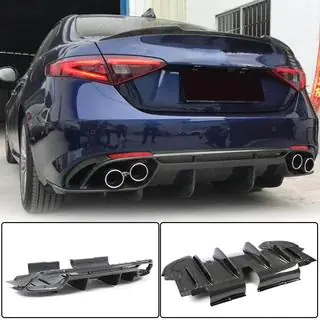 Rear Bumper Diffuser V1 (for Base, Carbon) photo 1