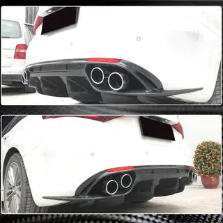 Rear Bumper Diffuser V1 (for Base, Carbon) photo 3