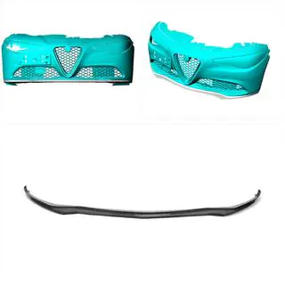 Front Bumper Lip V1 Add-on (for Base, Carbon) photo 2