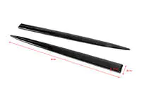 Universal side mouldings (2 pcs, black) photo 1