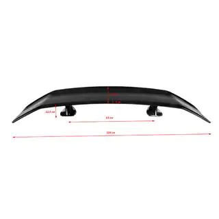 Universal Spoiler Type-B (black gloss, ABS plastic) photo 2