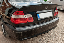 Universal Rear Diffuser Type-E (Gloss Black, ABS Plastic) photo 13