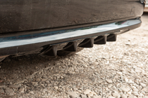 Universal Rear Diffuser Type-E (Gloss Black, ABS Plastic) photo 2