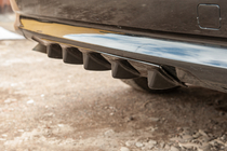 Universal Rear Diffuser Type-E (Gloss Black, ABS Plastic) photo 14