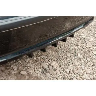 Universal Rear Diffuser Type-E (Gloss Black, ABS Plastic) photo 3