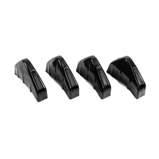 Universal Rear Diffuser Type-D (4pcs, Gloss Black, ABS Plastic) photo 1
