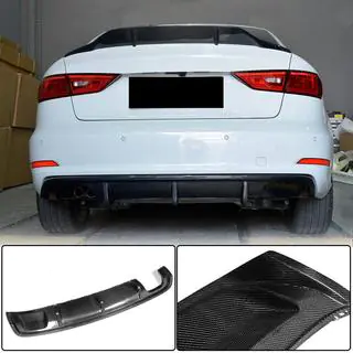Rear Bumper Diffuser V2 (for Base Sedan 2012-2016, Carbon) photo 1