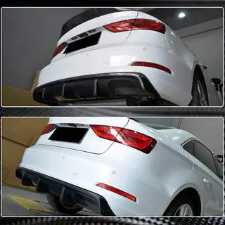 Rear Bumper Diffuser V2 (for Base Sedan 2012-2016, Carbon) photo 4