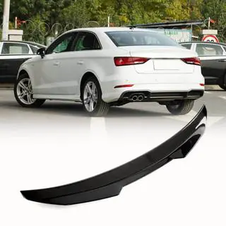 V10 Spoiler (for Sedan, Carbon) Audi A3 2012-2020 photo 1