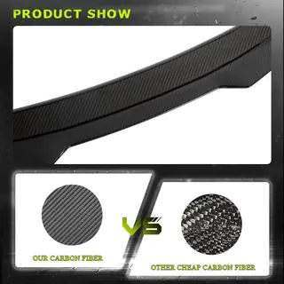 V10 Spoiler (for Sedan, Carbon) Audi A3 2012-2020 photo 3