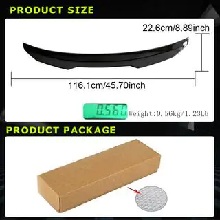 V10 Spoiler (for Sedan, Carbon) Audi A3 2012-2020 photo 4