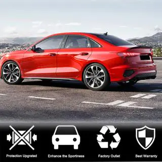 Spoiler V2 (for Sedan, Carbon) Audi A3 2020- photo 3