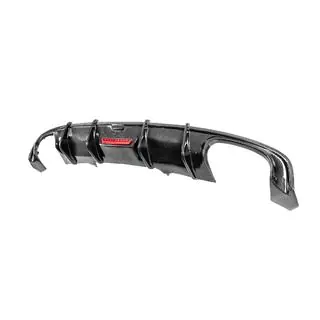 Rear bumper diffuser (for Base Sedan 2015-2019, Carbon) photo 3