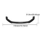 Audi A5 2016-2025 Front Bumper Lip V2 (for S-Line 2016-2020, Carbon) photo 8