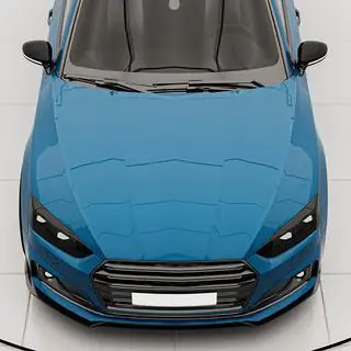 Front Bumper Lip V2 (for S-Line 2016-2020, Carbon) photo 3
