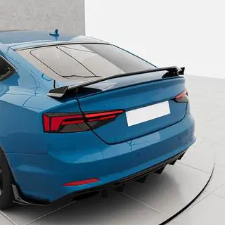 Rear Bumper Diffuser V3 (for S-Line 2016-2020, Carbon) photo 3