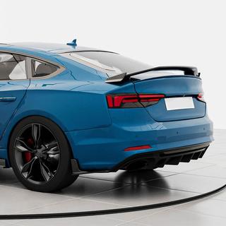 Rear Bumper Diffuser V3 (for S-Line 2016-2020, Carbon) photo 4