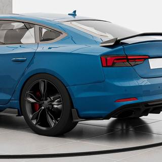 Rear Bumper Extensions Flap (for S-Line 2016-2020, Carbon) photo 3