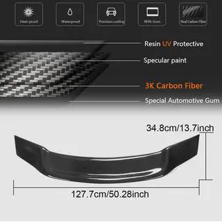 V1 Spoiler (for Sedan, Carbon) photo 4