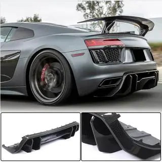 Rear Bumper Diffuser V1 (2015-2020, Carbon) photo 1