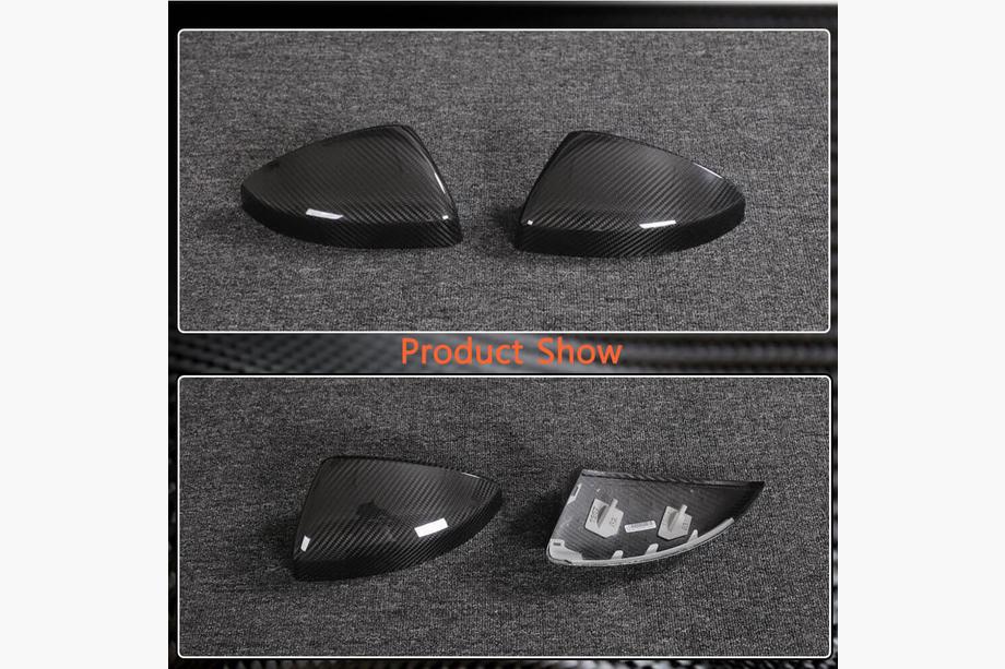 Audi R8 2015- Mirror Covers Replacement Style (Carbon) Photo 2