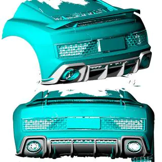 Rear Diffuser V2 (for Spyder 2020+, Carbon) photo 2