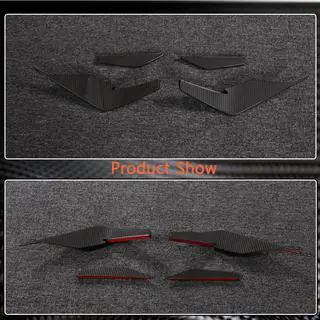 Front Bumper Extensions V2 (2023+, Carbon) photo 3