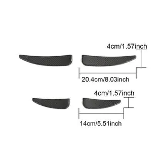 Front bumper extensions (2023+, Carbon) photo 4