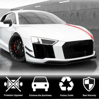 Front Bumper Lip V3 (2015-2020, Carbon) photo 3