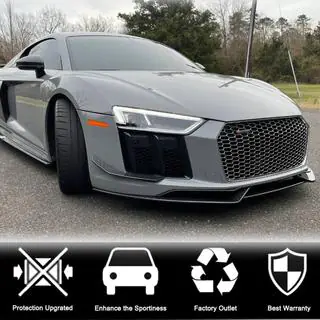 Front Bumper Lip V1 (2015-2020, Carbon) photo 3