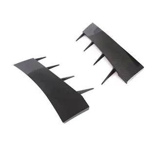 Front bumper extensions V2 (2015-2020, Carbon) photo 4