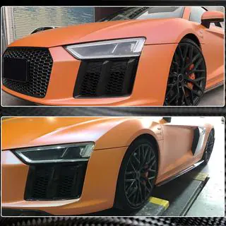 Front bumper extensions V1 (2015-2020, Carbon) photo 4