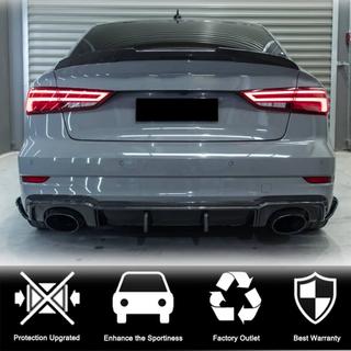 Rear Bumper Diffuser V1 for RS3 SD 2017-2019, Carbon photo 3