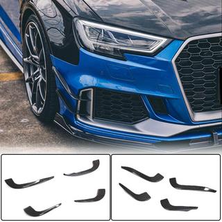 Front bumper lip V2 (for RS3 Sedan 2017-2020, Carbon) photo 1