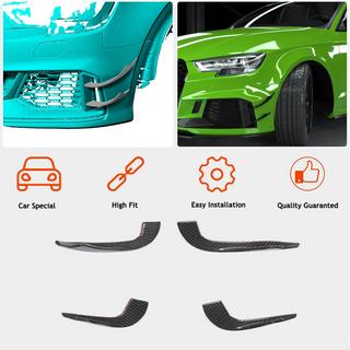 Front bumper lip V2 (for RS3 Sedan 2017-2020, Carbon) photo 2