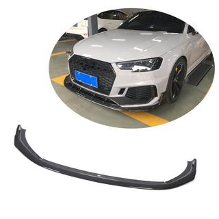 Front Bumper Lip V1 for RS4 Avant 2019-2021 Carbon photo 1