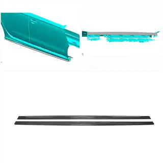 Carbon Side Skirts (for RS6 Avant 2013-2016) photo 2